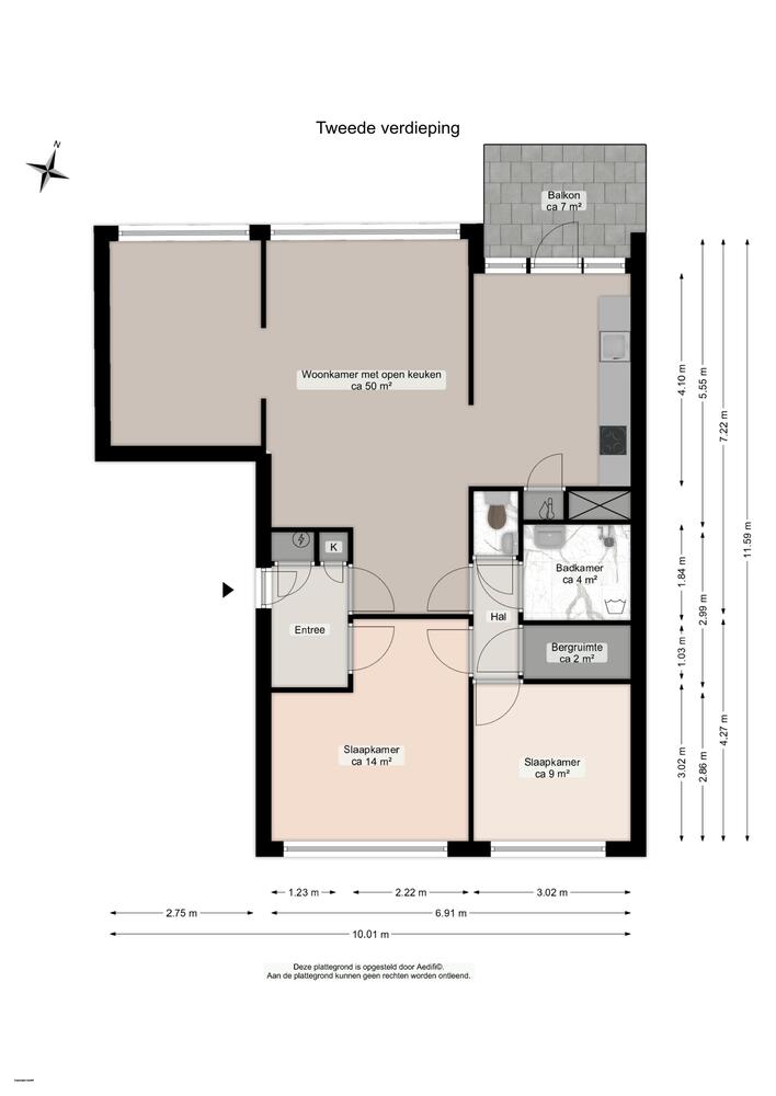 De Fok 18, 9733 ET Groningen - € 235.000 k.k. - ben-s Makelaars Groningen