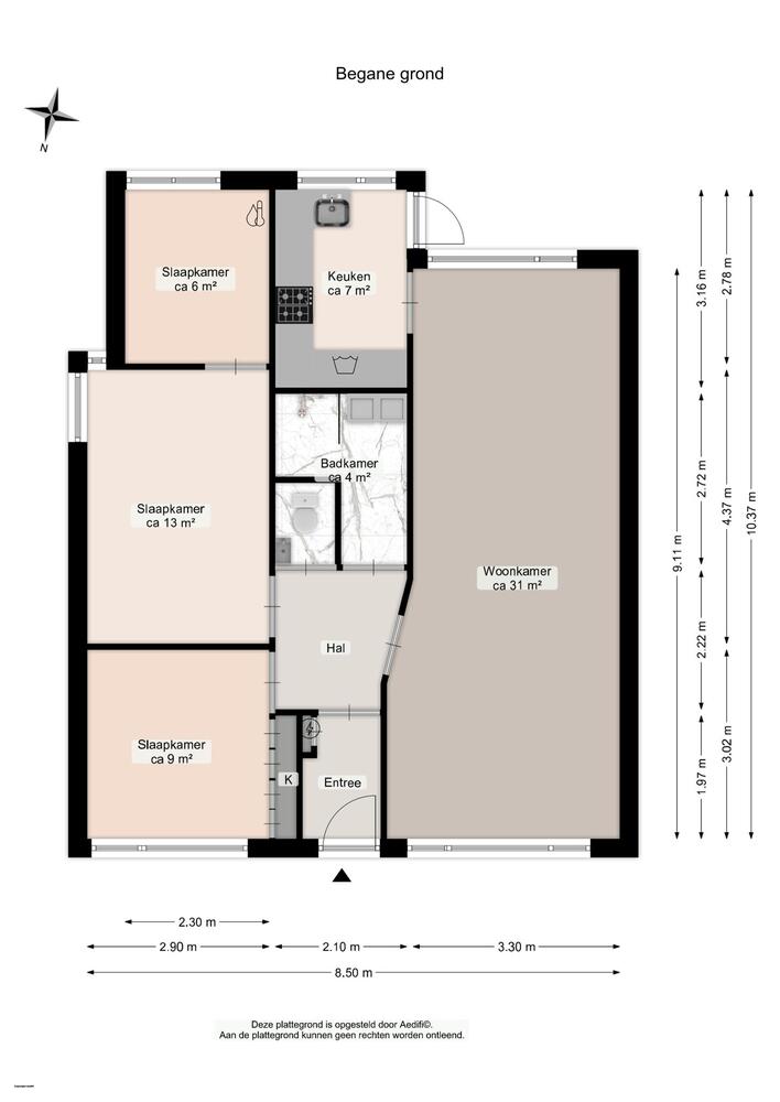 Van Royenlaan 48, 9721 ES Groningen - € 339.000 k.k. - ben-s Makelaars Groningen