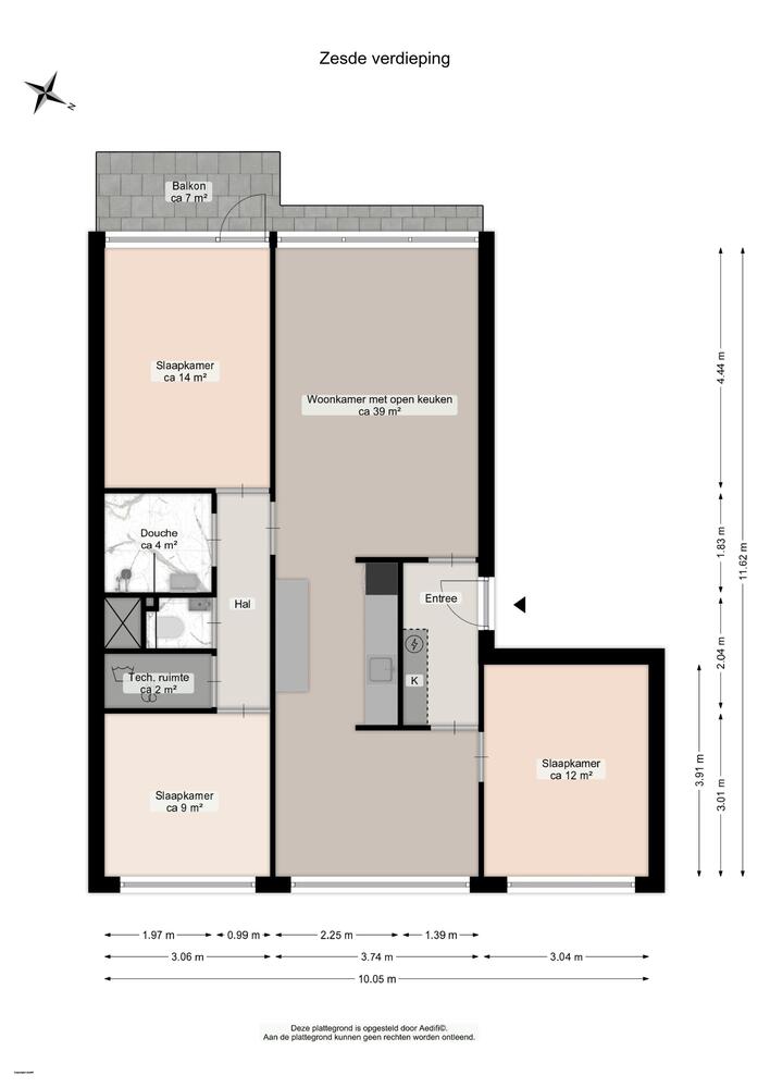 Meerpaal 113, 9732 AG Groningen - € 239.000 k.k. - ben-s Makelaars Groningen