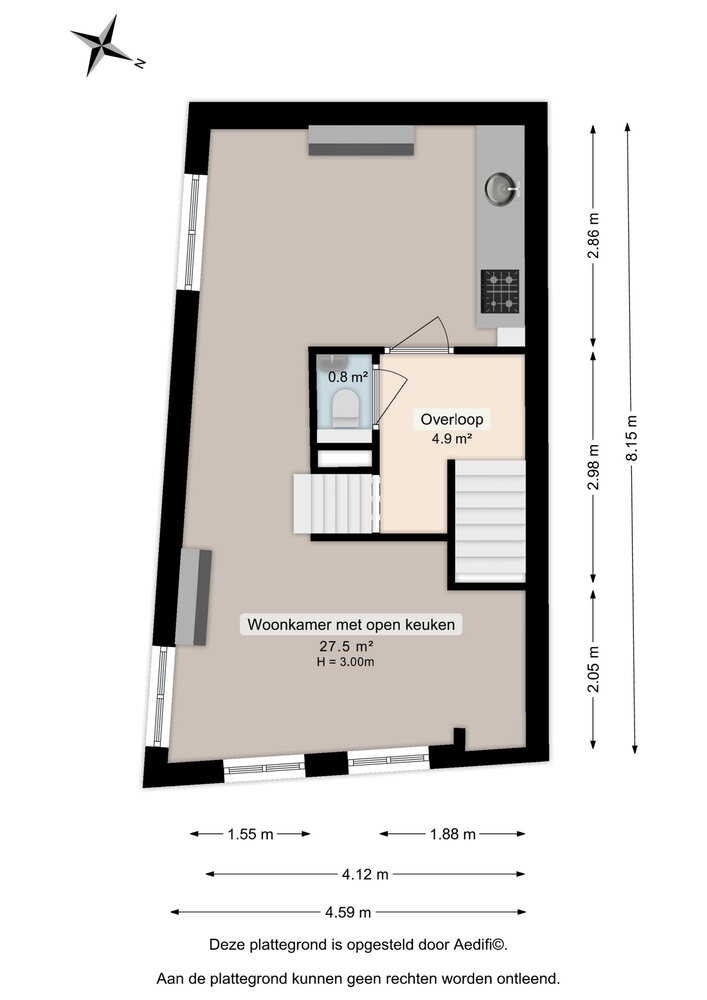 Nieuwstraat 111a, 9724 KK Groningen - € 235.000 k.k. - ben-s Makelaars Groningen