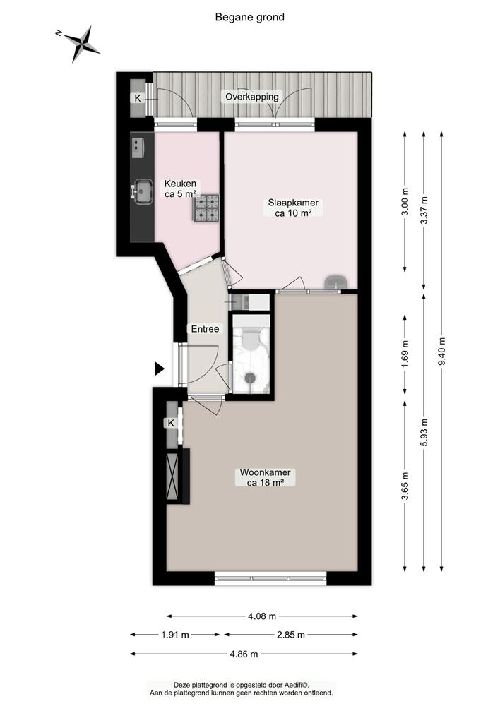 Taco Mesdagplein 1, 9718 KE Groningen - € 210.000 k.k. - ben-s Makelaars Groningen