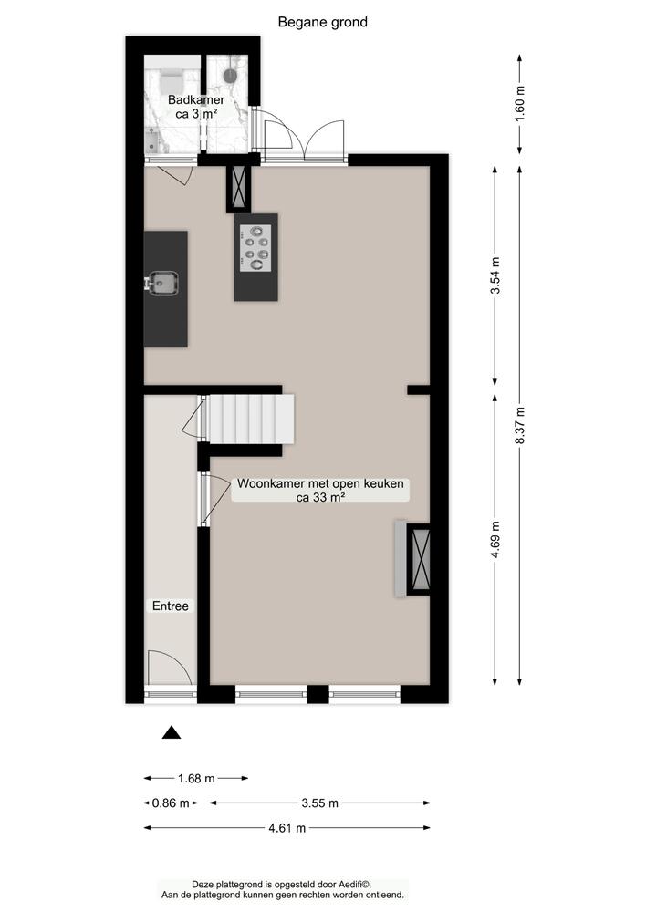 Nieuwe Blekerstraat 39, 9718 EE Groningen - € 279.500 k.k. - ben-s Makelaars Groningen