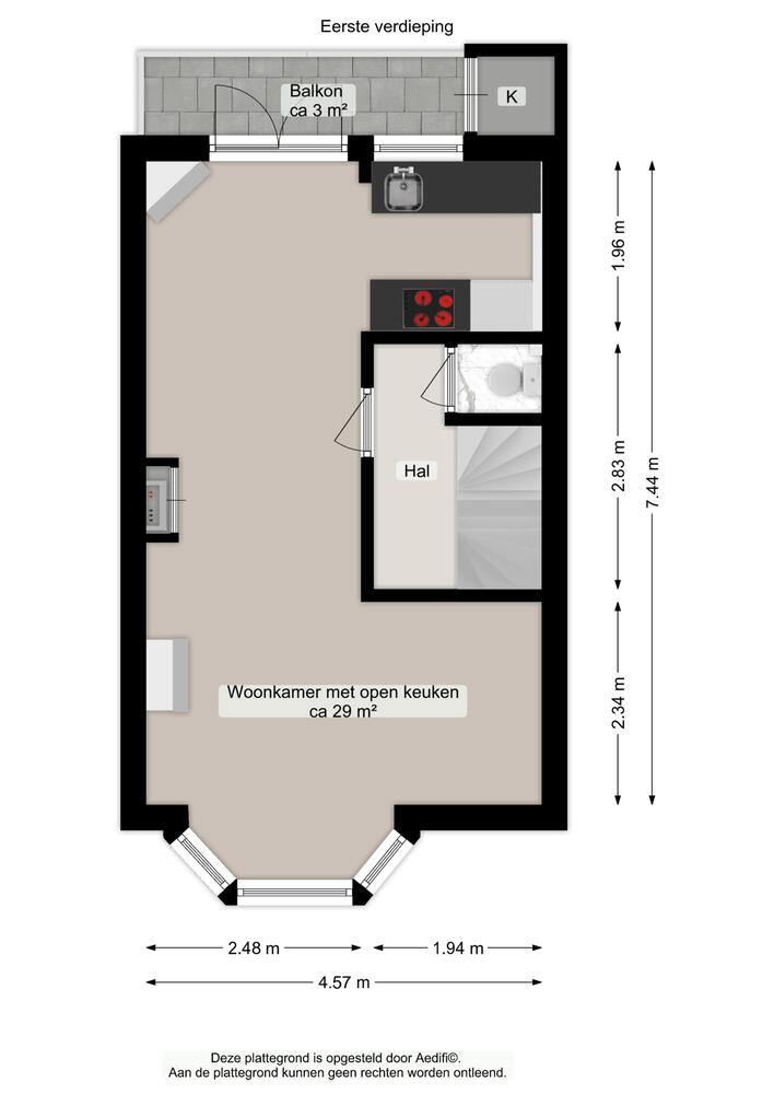 Oppenheimstraat 23a, 9714 EL Groningen - € 285.000 k.k. - ben-s Makelaars Groningen