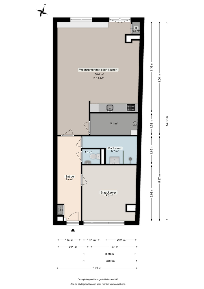 Verlengde Hereweg 91f, 9721 AH Groningen - € 285.000 k.k. - ben-s Makelaars Groningen