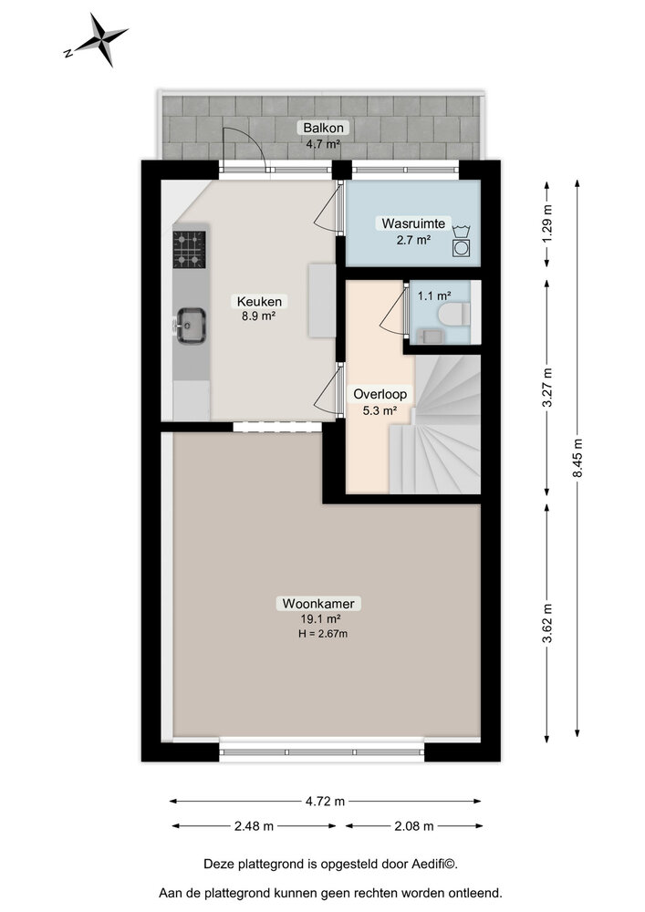 Prinsesseweg 91a, 9717 BE Groningen - € 300.000 k.k. - ben-s Makelaars Groningen