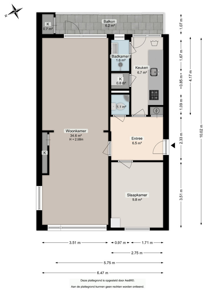 Paterswoldseweg 558, 9728 BE Groningen - € 235.000 k.k. - ben-s Makelaars Groningen