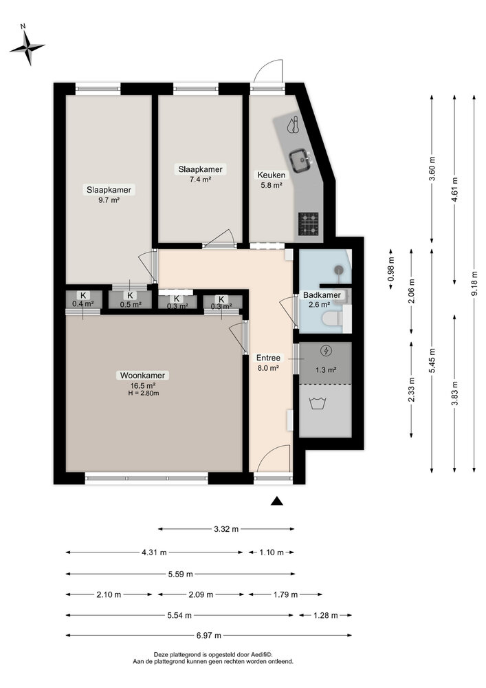 Torenstraat 11, 9711 JK Groningen - € 250.000 k.k. - ben-s Makelaars Groningen
