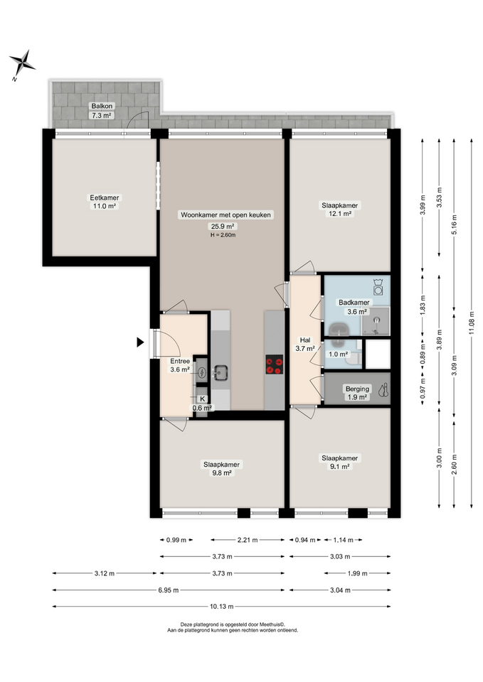 Sloep 143, 9732 CH Groningen - € 235.000 k.k. - ben-s Makelaars Groningen