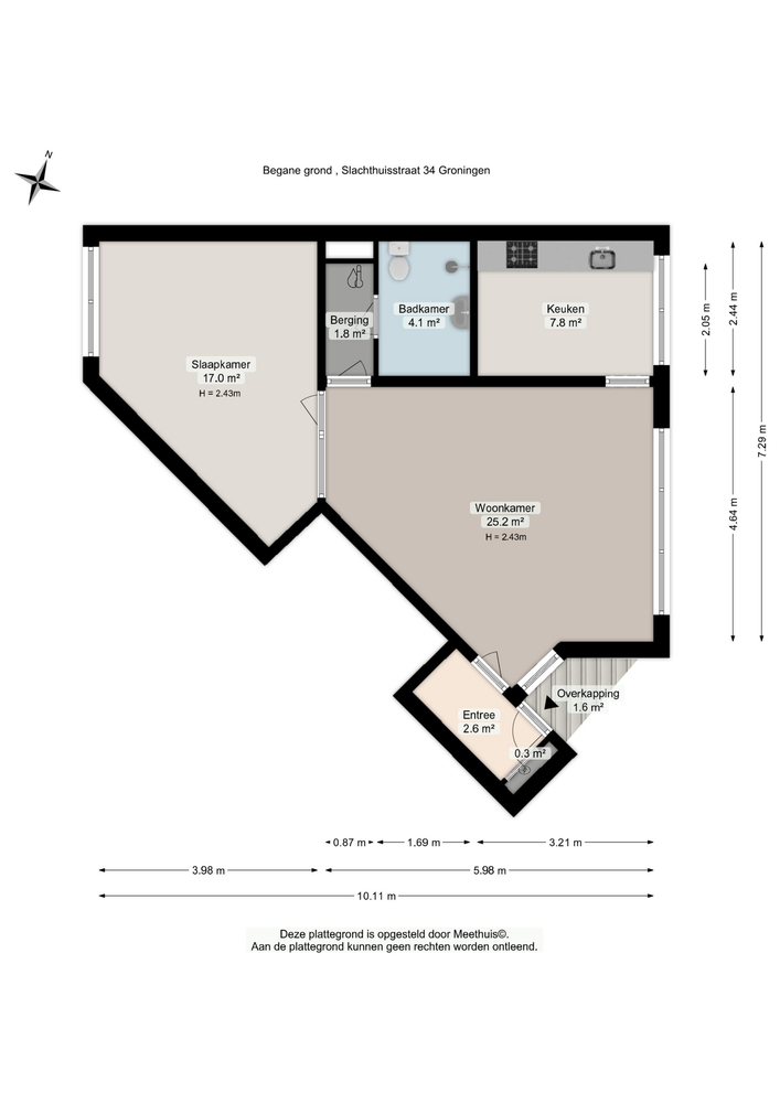 Slachthuisstraat 34, 9713 MB Groningen - € 225.000 k.k. - ben-s Makelaars Groningen