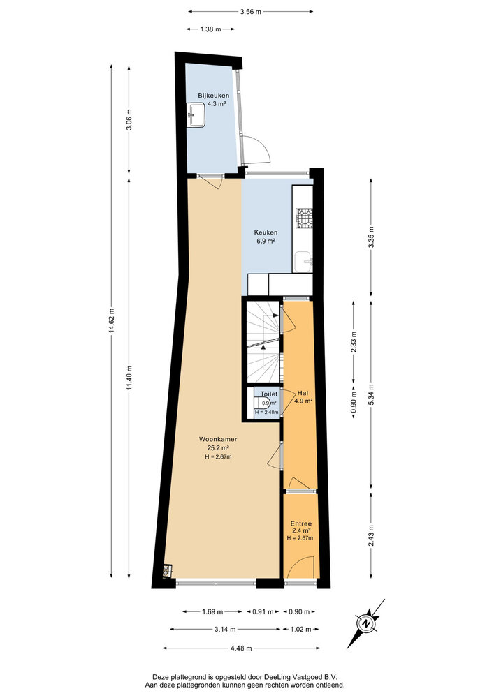 Pluimerstraat 19, 9711 SV Groningen - € 325.000 k.k. - ben-s Makelaars Groningen