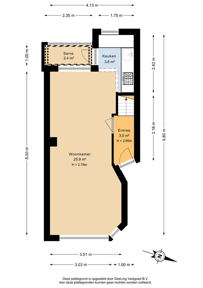 Berkelstraat 21b, 9725 GV Groningen - € 275.000 k.k. - ben-s Makelaars Groningen