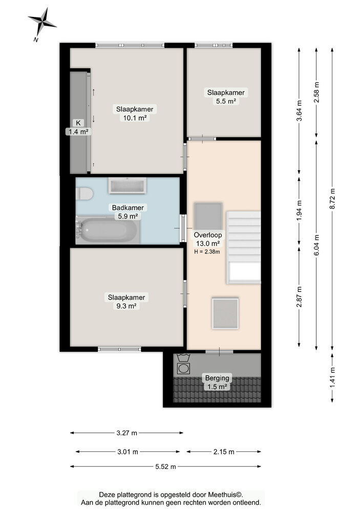 Orchideestraat 38, 9731 GB Groningen - € 385.000 k.k. - ben-s Makelaars Groningen